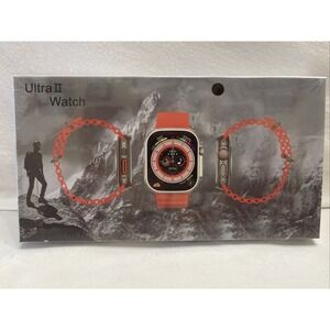 Ultra II Watch Smartwatch Fitness Tracker‎ Heart Rate Bluetooth - NEW
